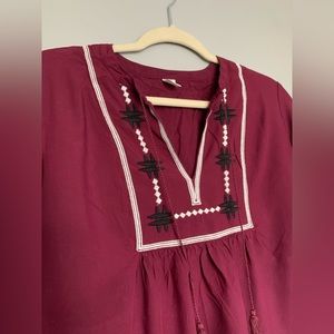 Old Navy embroidered tunic top/dress